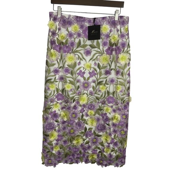 Muse by‎ Marchesa Cynthia Floral Novelty Embroidered...
